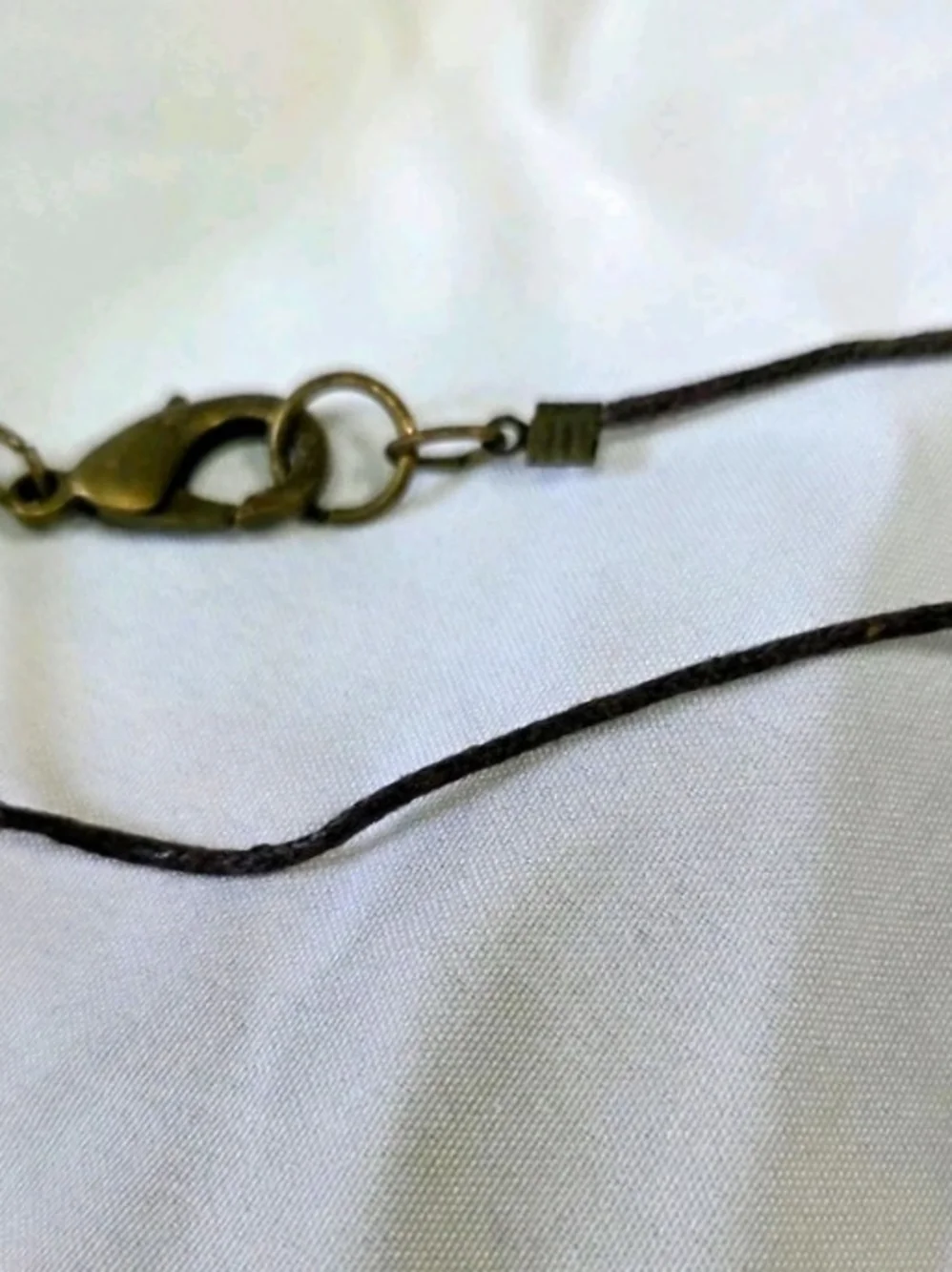 Artisan Layered Bead and Charm Necklace in Olive and Brown